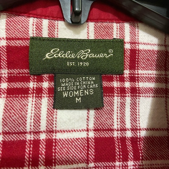 Eddie‎ Bauer women’s flannel/Medium - Picture 7 of 9
